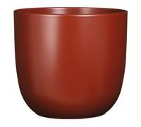 Mica Decorations Pot de fleurs Tusca - 28x28x25 cm - Céramique - Marron foncé