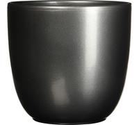 Mica Decorations Pot de fleurs Tusca - 31x31x28 cm - Céramique - Anthracite