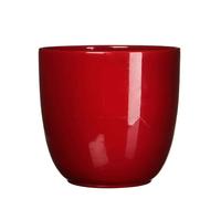 Mica Decorations Pot de fleurs Tusca - 31x31x28 cm - Céramique - Rouge foncé