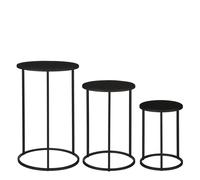 Mica Decorations Quinty Table d'appoint - Lot de 3 - H50 x Ø32 cm