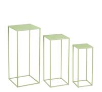 Mica Decorations Quinty Table d'appoint - Lot de 3 - L30 x l30 x H70 cm - Fer -