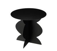 MICA Decorations Rafi Table d'appoint - H40 x Ø45 cm - Fer - Noir