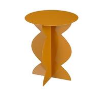 MICA Decorations Rafi Table d'appoint - H50 x Ø40 cm - Fer - Marron