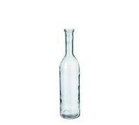 Mica decorations Rioja Bouteille en Verre Transparent Hauteur 75 cm Diamètre 18 cm
