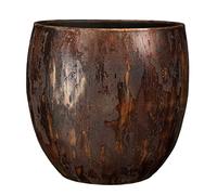 Mica Decorations Roel Pot de fleur - 34x34x34 cm - Terre cuite - Rouille