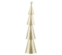Mica Decorations Sapin de Noël en Fer Doré 15 x 8 x 68 cm