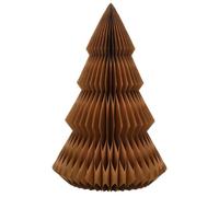 Mica Decorations Sapin de Noël en Papier - Christmas Tree Artificiel Pliable - H152 x Ø104 cm - FSC Mix - Marron