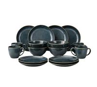 Mica Decorations Service Racco pour 4 Personnes - Set de Table en Grès 16 Pièces