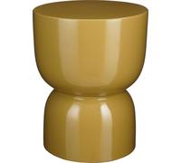 Mica Decorations Stage Table d'appoint - H45 x Ø35 cm - Ciment - Jaune