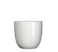 Mica Decorations Tusca Pot de fleurs - H20 x Ø22,5 cm - Blanc