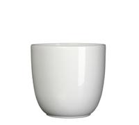 Mica Decorations Tusca Pot de fleurs - H23 x Ø25 cm - Blanc