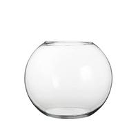 Mica Decorations Vase boule en verre Babet rond transparent - 23 x Ø 30 cm