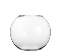 Mica Decorations Vase boule en verre Babet rond transparent - 28 x Ø 34 cm
