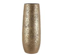 MICA Decorations Vase Clemente - 21x21x55 cm - Terre Cuite - l'or