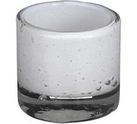 Mica Decorations Vase Estelle - 8x8x8 cm - Verre - Blanc