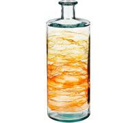 Mica Decorations Vase Guan - 15x15x40 cm - Verre - Orange