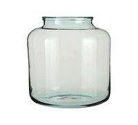 Mica Decorations Vase Vienne à Fleurs en Verre recyclé Rond Transparent - H 52 x Ø 29 cm