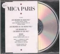 MICA PARIS FEATURING COURTNEY PINE - LIKE DREAMERS DO CD UK ISLAND 1988 4 TRACK RADIO MIX PIC DISC (BRCDP108)