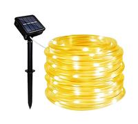 Micacorn Solaire Tubes Lumineux, Étanche Guirlande Solaire 12 Mètre 8 Modes 100 LED Tube Lumineux Exterieur Solaire pour Piscine Mariage Fête de Noël Décorations de Vacances