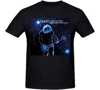 MICAOJI Gary Moore Bad for You Baby Men's Relaxed Fit Cotton Round Neck T Shirt Black XXL