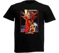 MICAOJI Men's Flash Gordon Movie Icon Men's T-Shirt Fit Casual Graphic Short Sleeve Tops Black M