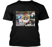 MICAOJI Men's WT Tommy Wright III Runnin N Gunnin T Shirt Black XXL