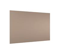 micasia Fond de hotte avec support épaisseur 4mm avec motif crédence cuisine avec motif verre trempé panneau mural beige crédence en verre style uni cuisine 1503 (60x40cm)