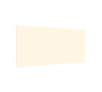 micasia Fond de hotte avec support épaisseur 4mm avec motif crédence cuisine avec motif verre trempé panneau mural beige crédence en verre style uni cuisine 1321 (80x40cm)