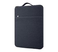 MicaYoung 11-11,6 Pouces Housse pour Ordinateur Portable Compatible avec 11.6 MacBook Air/11.6 Samsung Chromebook 2/3/4/12.2 Chromebook Plus, Sacoche Ordinateur avec Poignée et Poche, Bleu Marine