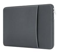 MicaYoung Housse pour Ordinateur Portable 13-13,3" avec Poche Avant Compatible avec MacBook Pro 14 M1 A2442 2021 2022/MacBook Pro 13 A1425/A1502/A1278 2012-2015/Air 13 A1369/A1466 2012-2017, Gris