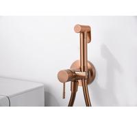 MICE COLLECTION RDG053/ORC Robinet mitigeur encastré pour bidet en laiton - Douche hygiénique encastrée et mitigeur bidet encastré Or rose brossé
