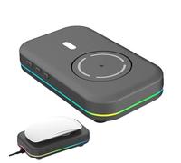 MICE ERGONOMIQUE, MICE AUTO MOVER - Empêchez les souris mobiles LED d'écran de verrouillage de l'ordinateur avec une lumière | Appareil de bureau, fournitures sur table pour les bureaux, étude, divert