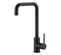 MICE - Robinet de cuisine, mitigeur pour évier avec cartouche céramique Ø 35 mm - Robinetterie élégante de cuisine - Série LOIRA noir mat - GCR004/NG