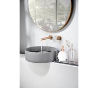 MICE - Robinet de lavabo encastré design - Mitigeur de robinet de salle de bain - Robinetterie de salle de bain adaptée à l'eau froide/chaude Couleur or rose brossé GLC033/ORC