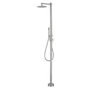 Mice - Robinetterie de douche extérieure, robinetterie de piscine, colonne de douche patra jardin, piscine, spa - Avec pommeau de douche de Ø250 mm avec poignée de douche à 2 voies/eau froide/chaude