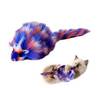 MICE TOUT POUR LES CATS, CAT MICE Toy - Toys d'exercice pour chat en peluche | Dispositif de jeu pour animaux de compagnie en peluche pour le soulagement du stress, les outils de mastication de l'entr