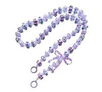 MICFENY Dragonne de poignet réglable en perles peintes à la main en 3D pour femmes et filles élégante sac à bandoulière chaîne accessoire