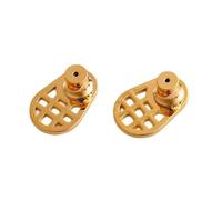 MICFENY Fermoirs de boucles d'oreilles à verrouillage sécurisé, supports de boucles d'oreilles robustes pour boucles d'oreilles lourdes, design en maille robuste, ajustement confortable et sophistiqué