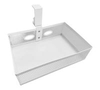 MICFENY Organiseur de rangement rotatif à 360 degrés sous le bureau - Grande capacité - Panier métallique métallique
