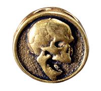 MICFENY Pendentif artistique en forme de tête de mort, idéal pour paracorde et colliers, projets d'artisanat, perles de paracorde et travaux manuels culturels