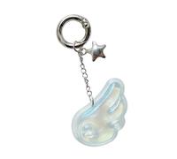 MICFENY Porte-clés aile en acrylique pour clés, sacs, sac à dos, décoration créative pour ami, famille, symbole de protection