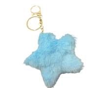MICFENY Porte-clés étoile en peluche douce au toucher pour une identification facile et une utilisation polyvalente