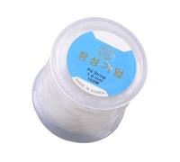 MICFENY Rouleau de 100 m de fil élastique transparent pour la fabrication de bijoux, bracelets, colliers, travaux manuels