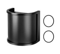 micfuns Filtre anti-pop pour microphone, avec couche de mousse, pare-brise, pare-vent, pour studio, enregistrement, podcast