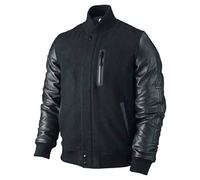 Michael B Jordan Kobe Destroyer XXIV Battle Varsity Bomber Veste de baseball en cuir avec manches, Laine + manches en cuir véritable, XXXL