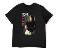 Michael Bolton Vintage Men's T-Shirt Unisex Black Cotton Print Tee Shirts L