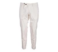 Michael Coal, Homme, Pantalons, Blanc, Taille: W31 Pantalon Stretch en Mélange de Coton
