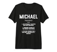 Michael Definition Funny Talented Great Mike Cosplay Michael T-Shirt Haut de Gamme