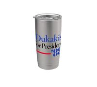 Michael Dukakis pour le président Campaign Button 1988 Gobelet isotherme en acier inoxydable double paroi
