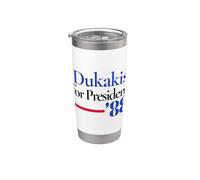 Michael Dukakis pour le président Campaign Button 1988 Gobelet isotherme en acier inoxydable double paroi